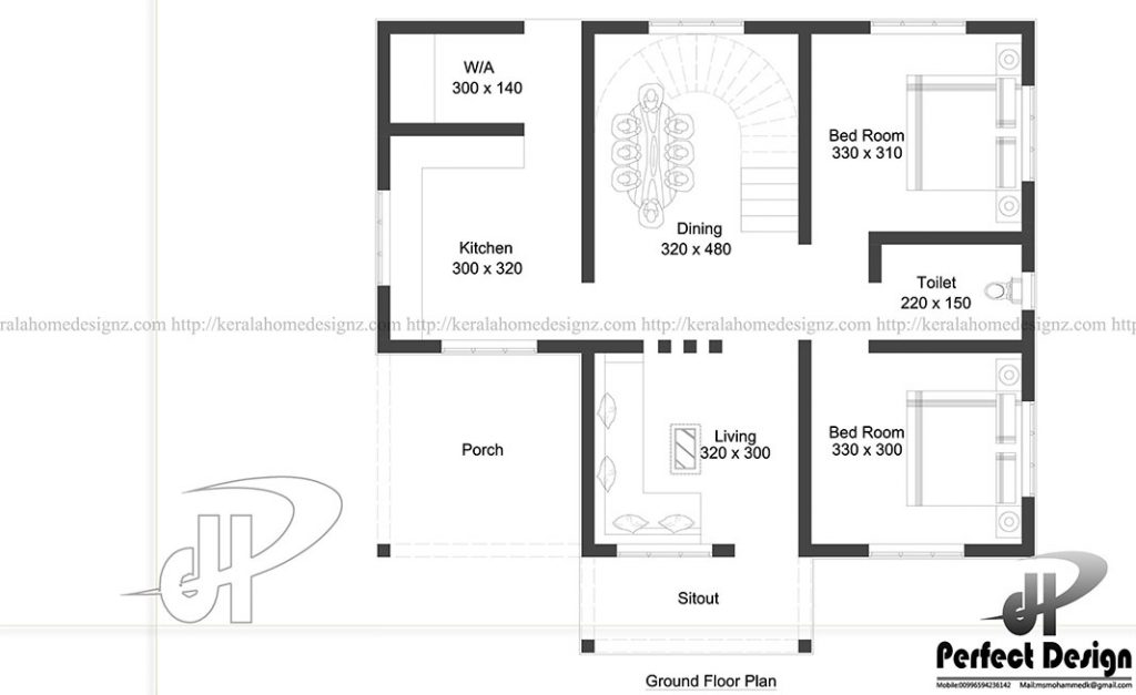 925 Sq feet Contemporary Single Floor House Kerala Home Design