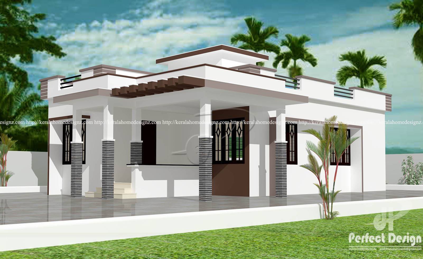 12 Lakhs Cost Estimated Modern Home Kerala Home Design